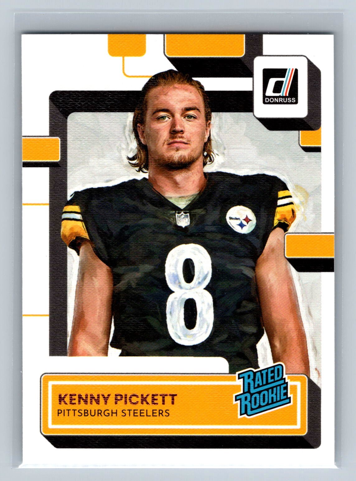 2022 Donruss Kenny Pickett Rated Rookies Portrait #301 Pittsburgh Steelers