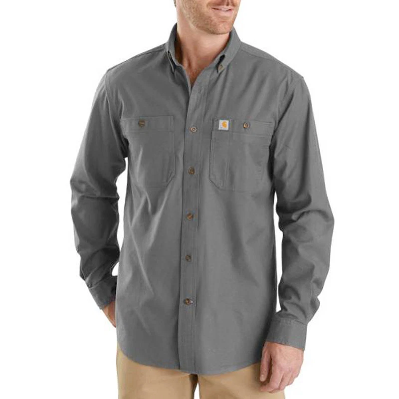 Mens Shirts Carhartt TW3554 Relaxed Fit Long Sleeve Work Cotton Smart Casual Top