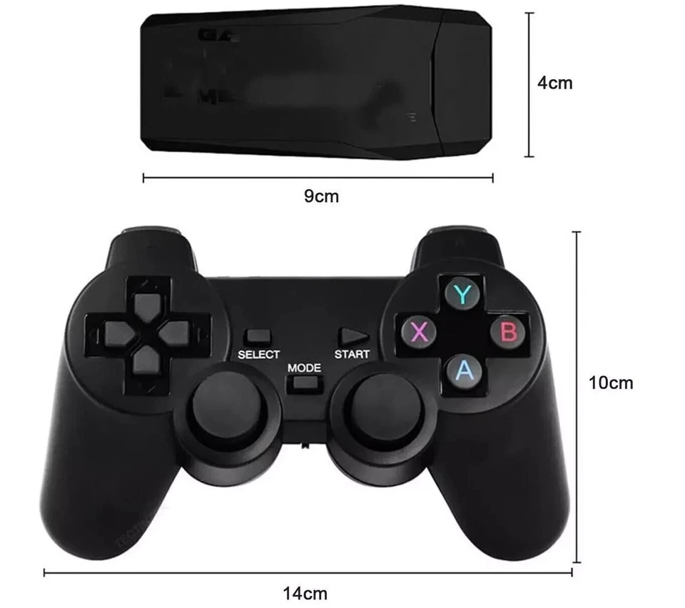 Console M8 2.4g LITE gamestick 4k. Videogiochi TV HDMI giochi retro emulatore 64 - Immagine 4 di 4