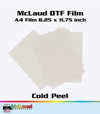 McLaud DTF Transfer Film A4 (8-1/4 X 11-3/4), Package 50
