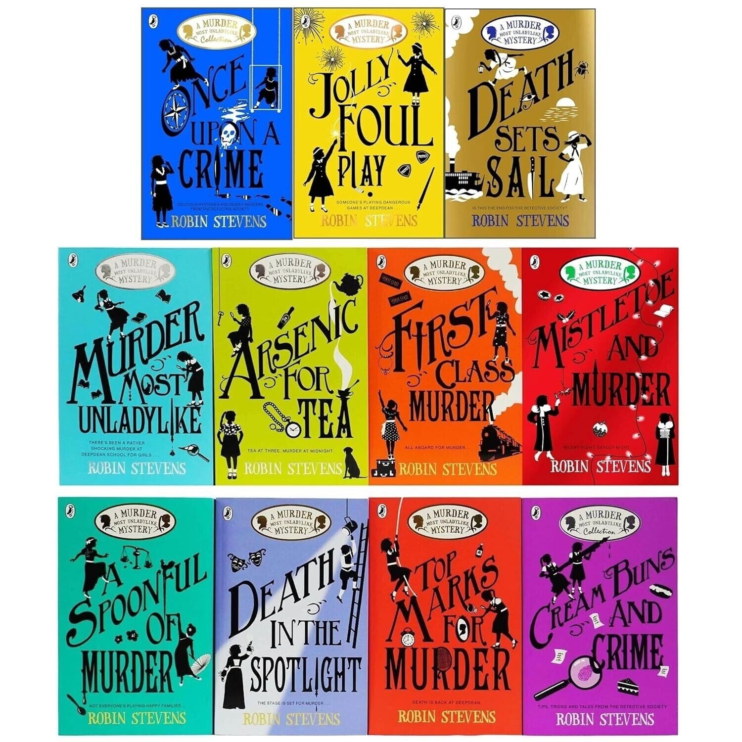 A Murder Most Unladylike Collection 11 Books Set by Robin Stevens Arsenic For Te