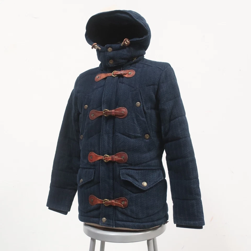 Chaqueta Parka Acolchada Jack & Jones Borde Cuero Con Capucha Foto 4 de 4