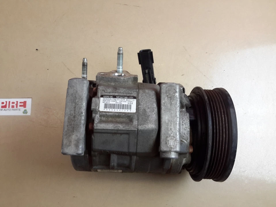 Dodge Journey/Avenger Chrysler 200 2011-2019 motor compresor de aire acondicionado de 3,6 L 68084913AB Foto 4 de 4