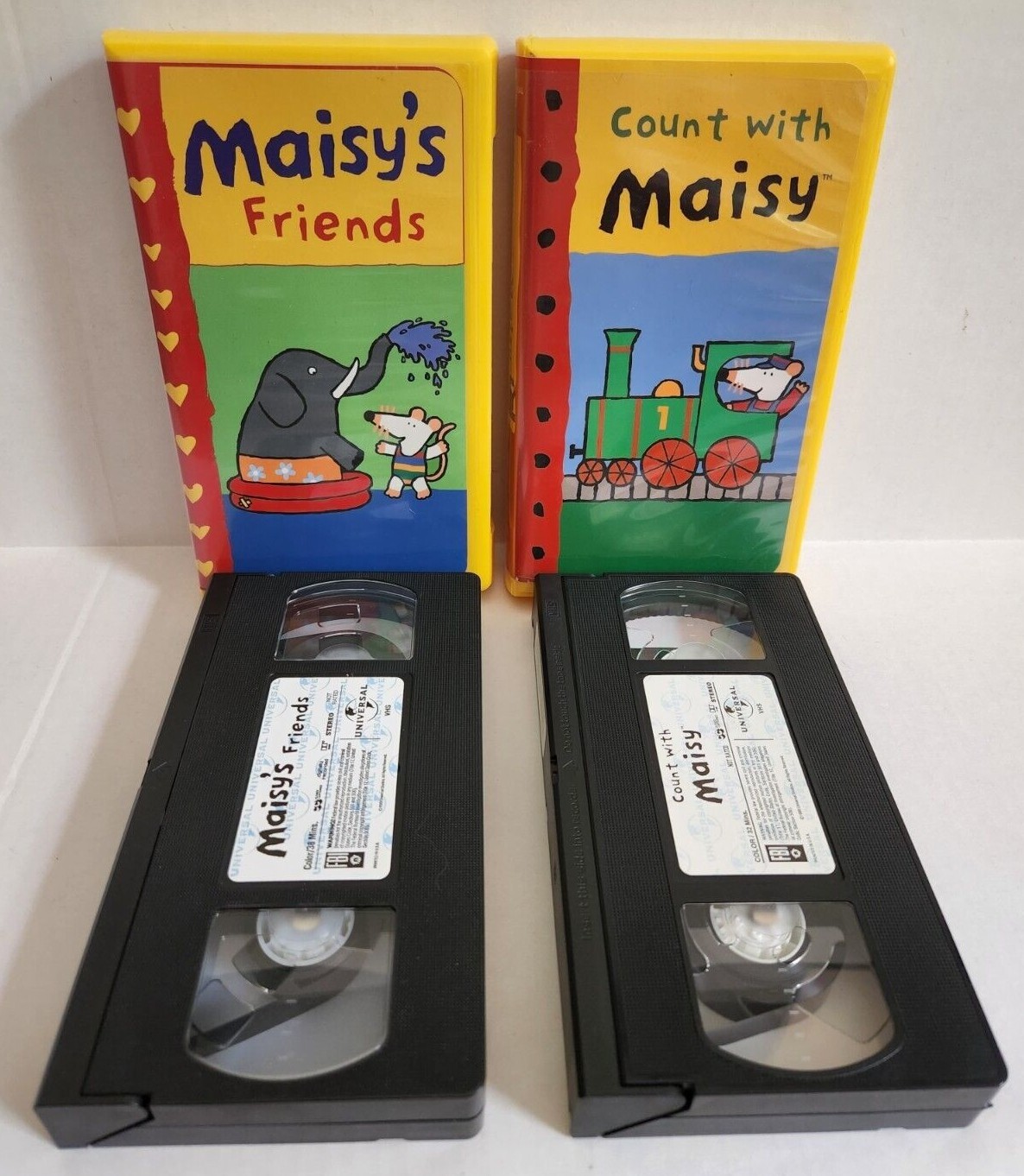 Maisy's VHS Tapes Friends and Count With Maisy eBay