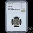 1936 Buffalo Nickel NGC AU53