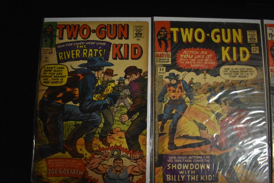 双枪小子#79-136 23漫威漫画套装1965年西部1977年比利小子 — 第 2/4 张图片