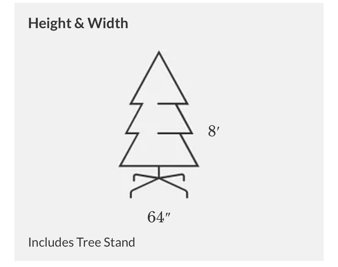 Balsam Hill 8 ft. Christmas Tree New eBay