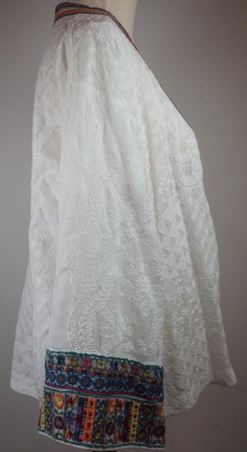 Johnny Was Square Seraphina Kimono Jacket Size S C43822-0 Embroidered TV536 - Picture 9 of 9