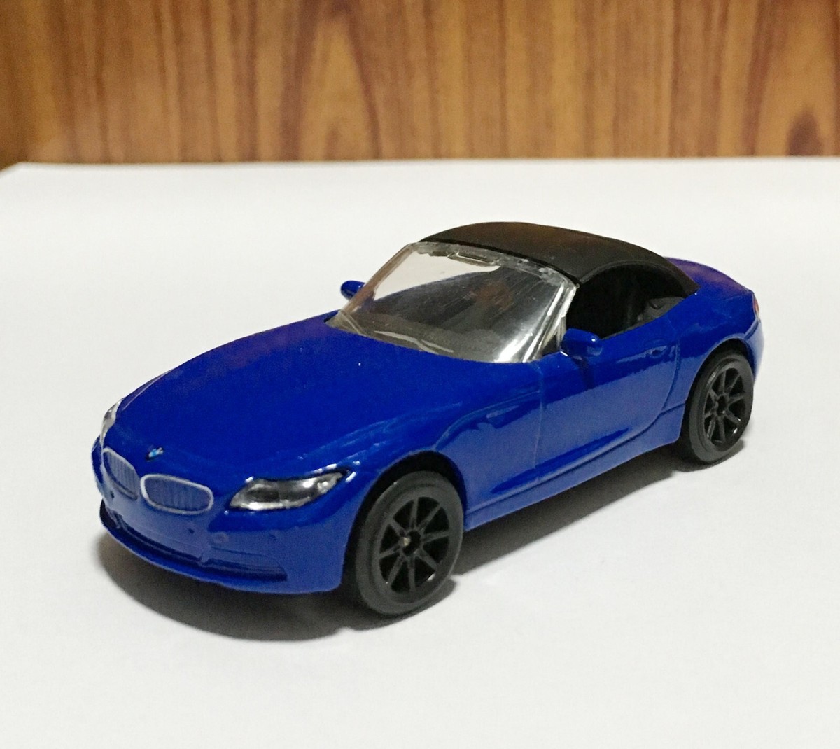 Majorette BMW Z4 - Dark Blue with Roof - 8SB Wheels - 1:56 (3