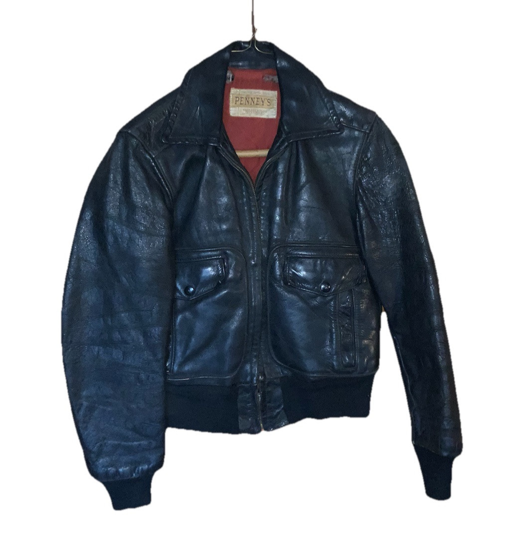 50s PENNEY’S レザージャケット 1950s~ Penney's Leather Jacket ~VINTAGE~ | eBay