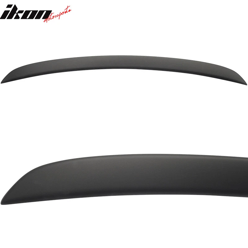 Fits 01-07 Benz C-Class W203 Sedan AMG Style Matte Black Rear Trunk Spoiler Wing - Image 3 of 4