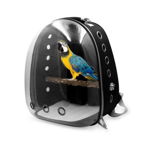 macaw wings leather backpack