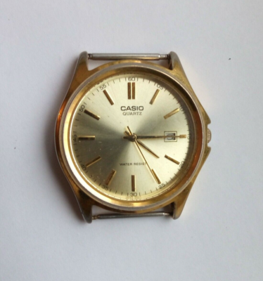 Vintage men's wristwatch CASIO QUARTZ Japan MOV'T MTP-1183 Water