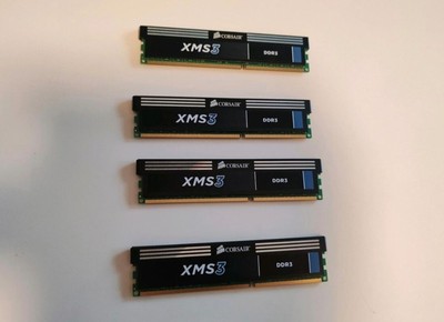 Mémoires RAM DDR3 SDRAM Corsair pour ordinateur, 2 Go par module