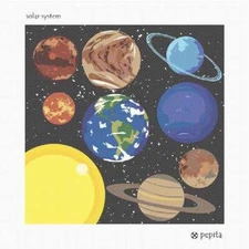 Solar System Needlepoint Kit or Canvas
