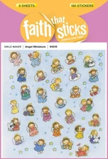 Sticker-Angel Miniature (6 Sheets) (Faith That Sticks)