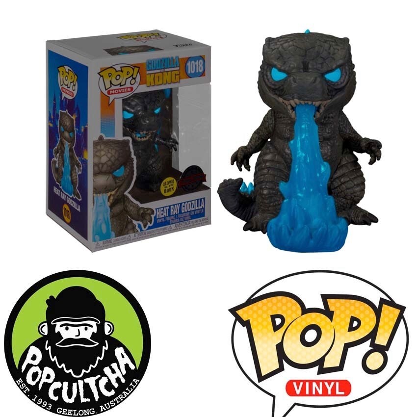 Godzilla Vs Kong - Godzilla With Heat Ray Glow In The Dark Pop! Vinyl Figure