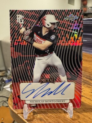 NICK MONTGOMERY 2023 LEAF PERFECT GAME ALL AMERICAN CLASSIC RC AUTO #/10   