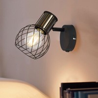 Wandleuchte Wandlampe Spotstrahler Esszimmerlampe Gitter Beweglich HöHe 16,5 Cm