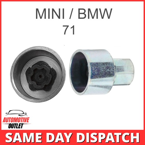 LOCKING WHEEL NUT MASTER BOLT SECURITY KEY NUMBER 71, 17mm SOCKET FOR MINI