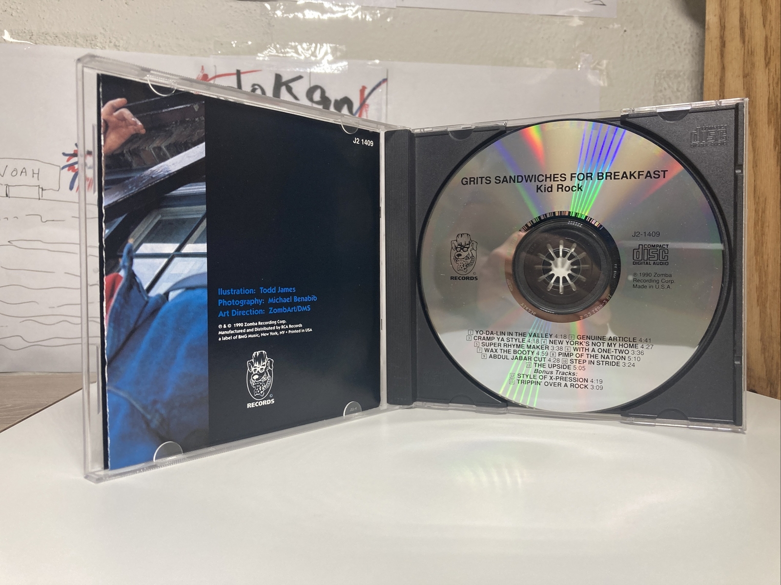 Kid Rock 1990 Grits Sandwiches For Breakfast CD ALBUM TESTED WORKING 1990 BMG eBay