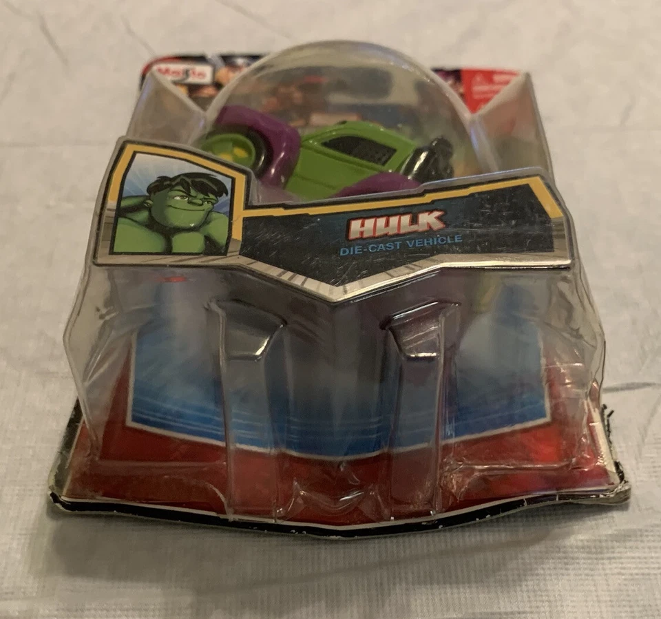 Carro de brinquedo Marvel Superhero Squad HULK veículo fundido por Maisto - Imagem 2 de 4