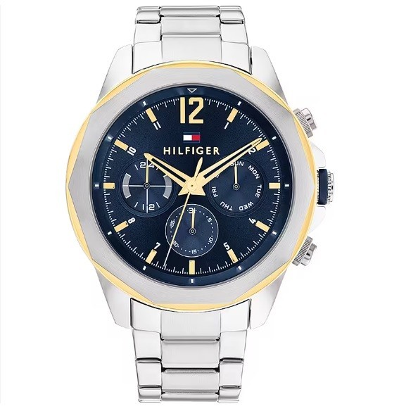 Orologio Uomo Tommy Hilfiger Lars 1792059 Quadrante Blu