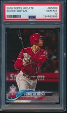PSA 10 SHOHEI OHTANI/OTANI 2018 TOPPS UPDATE US189 LA ANGELS Rookie RC GEM MINT