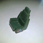 Vtg Gi Joe FLAK SEAT chair original 1982 playset vehicle green accessory part