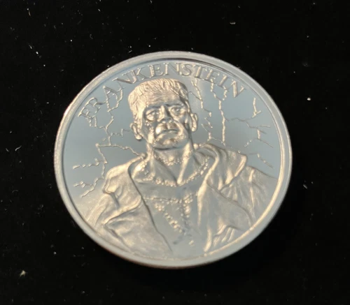 Intaglio Mint Cryptozoology FRANKENSTEIN 1oz .999 Silver USA Made Round BU