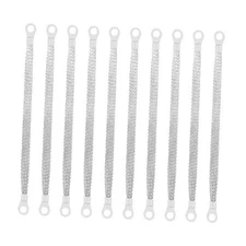 10 Pcs 12" Ground Strap Automotive Engine Braided Ground Strap 10 Pcs (12in)