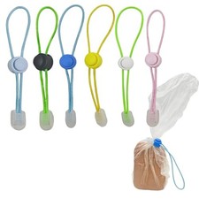 6Pcs Colour Adjustable Elasticity Clay Bag Tie, Studio Ties & Ceramic Tool St...
