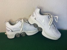 Double-Row Deform Wheel Auto Walking Shoes Invisible Deformation Roller Skates