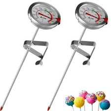 Candy Thermometer with Pot Clip - Deep Fry Oil Thermometer for Frying and Can...