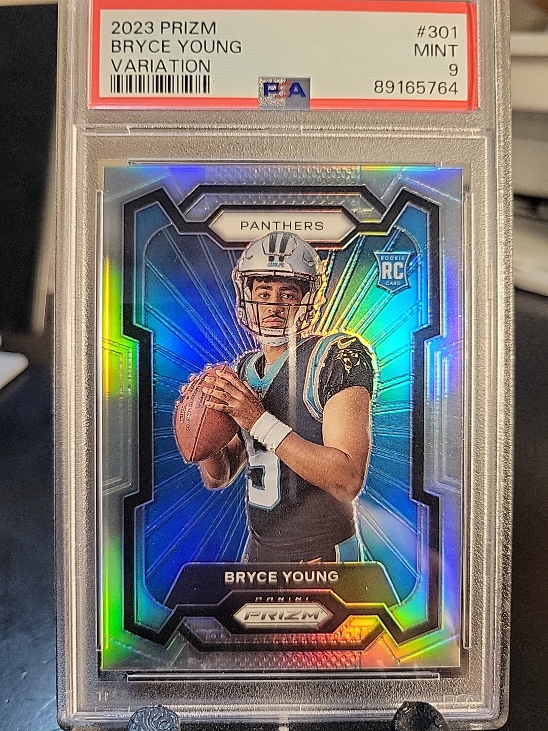 2023 Panini Prizm - Rookie Variation Bryce Young #301 Silver Prizm (RC)
