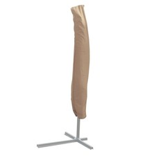 3.5M 3M BEIGE CANTILEVER PARASOL COVER GARDEN PATIO FURNITURE WEATHER PROTECTION