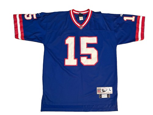 Vintage Reebok NFL New York Giants Jeff Hostetler Jersey Size L Stitched