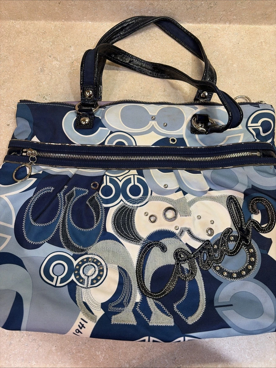 Coach Poppy Graffiti Glam Tote for sale | eBay