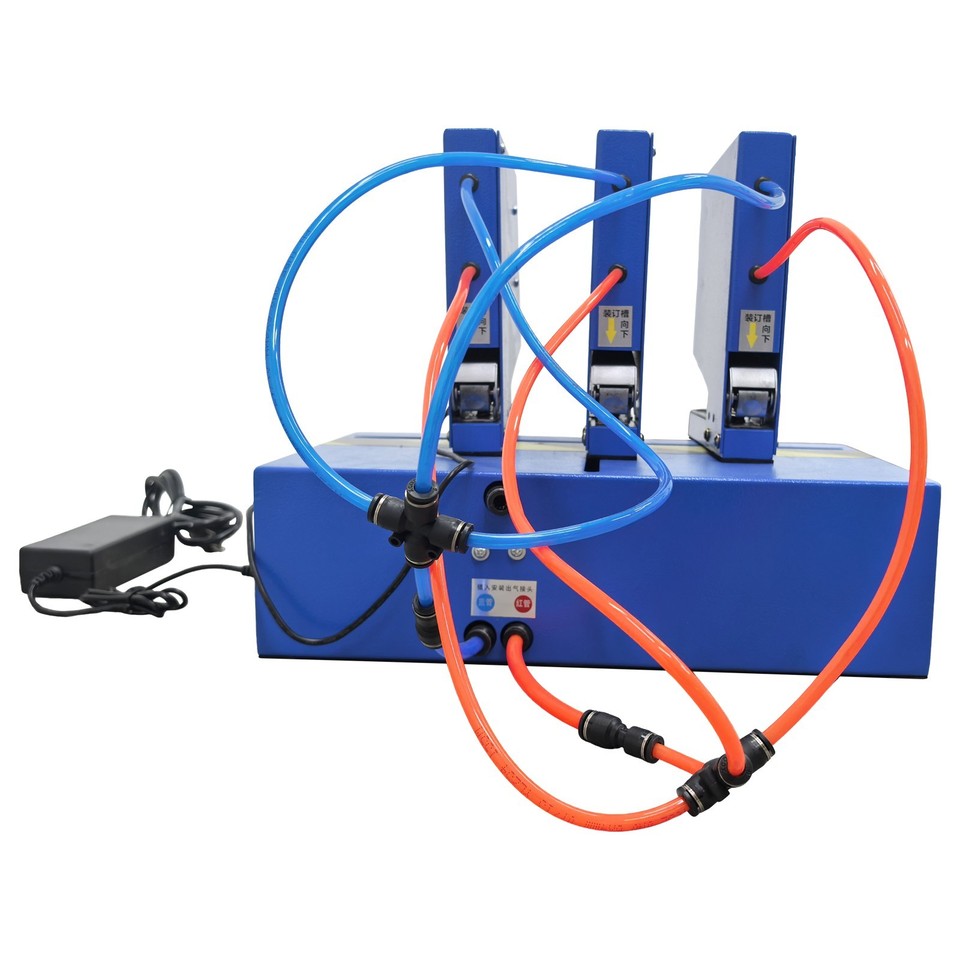 Main Machine Head 110V JDM11-6H Pneumatic 3-Head Intelligent Stapling Machine Heavy Duty ...