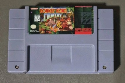 Donkey Kong Country snes Super Nintendo AUTHENTIC TESTED CLEAN