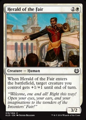 Herald of the Fair~018/264~LP~(KLD) - Kaladesh~MTG