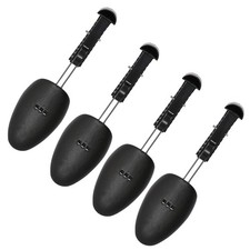 2 Pairs Plastic Shoe Tree Stretcher Shaper for Men Black Men Black Adjustable
