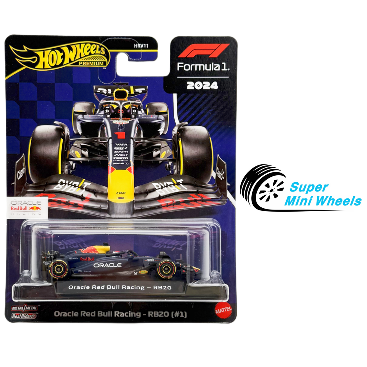 ホットウィール F1 Red Bull RB20 (#1) Hot Wheels 1:64 Premium F1 Red Bull RB20 #1 Max Verstappen