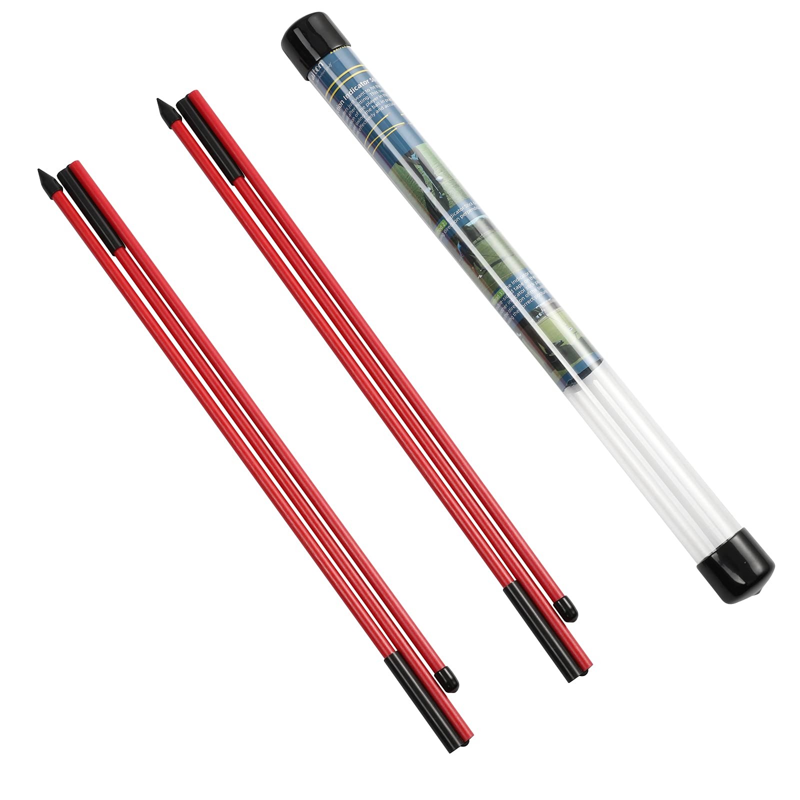 Golf Alignment Sticks Collapsible Golf Practice Rods for Aiming Putting Full