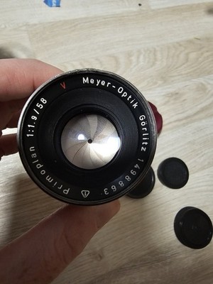Купить meyer optik primoplan 58mm f19 red v m42 mount