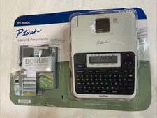 Brother P-Touch 2040C Label Maker with two bonus Laminated TZe Tapes NEW other