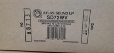 Lot Of 3 New Atlas Sound SD72WV Ceiling Speakers