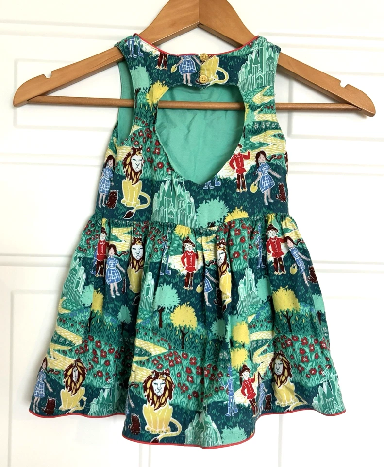 Vestido Genuino Niños Niñas 3T Estampado Mago de Oz Oshkosh Dorothy Tin Man León + Foto 2 de 4