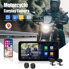 6.3" IPS Motorcycle GPS Wireless CarPlay Android Auto Navi Touch Screen IP67 BT