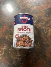 Swanson 100% Natural, Gluten-Free Beef Broth, 14.5 Oz Can